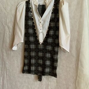 Wolford vintage plaid bodysuit